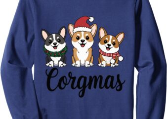 Corgi Christmas Sweater Corgi Dog for Corgi Mom lover Sweatshirt