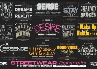 STREETWEAR TYPOGRAPHY VOL. 14 BUNDLE