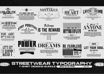 STREETWEAR TYPOGRAPHY VOL. 8 BUNDLE