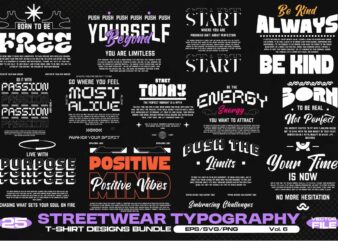 STREETWEAR TYPOGRAPHY VOL. 6 BUNDLE