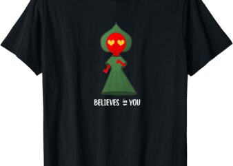 Cute Flatwoods Monster Believes in You T-Shirt