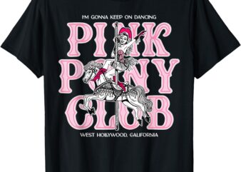 Cute Pink Girl Pony Club Groovy Girls Birthday Cowgirl T-Shirt