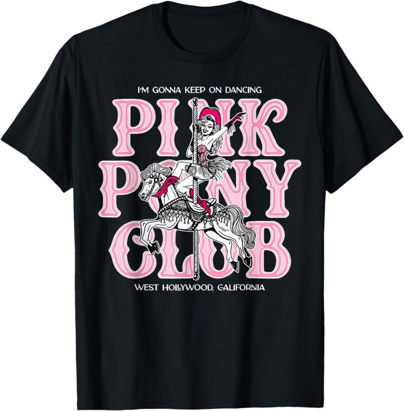 Cute Pink Girl Pony Club Groovy Girls Birthday Cowgirl T-Shirt