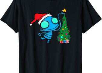 Cute Robot Kids Gift Christmas Tree Decorations T-Shirt