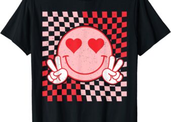 Cute Valentines Vibes Smile Face Valentine Day Men Women Kid T-Shirt