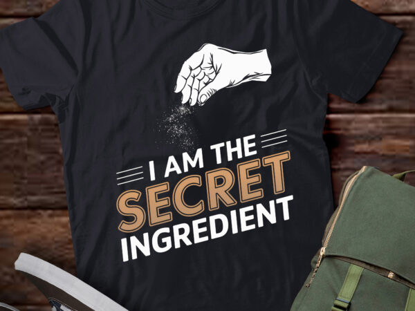 Da11-secret ingredient funny cooking cook chef kitchen humor t shirt vector illustration