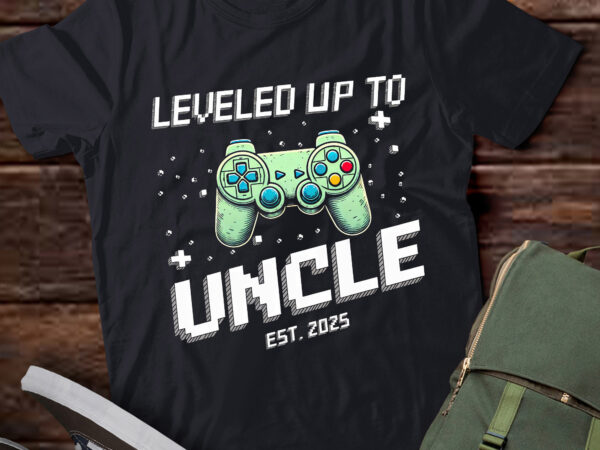 Da16-promoted to uncle 2025 leveled up to uncle 2025 gaming t shirt vector illustration