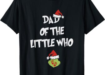 Dad Of The Little Who Pregnancy Announcement T-Shirt