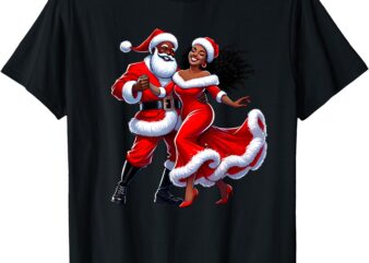 Dancing Santa and Mrs Claus T-Shirt