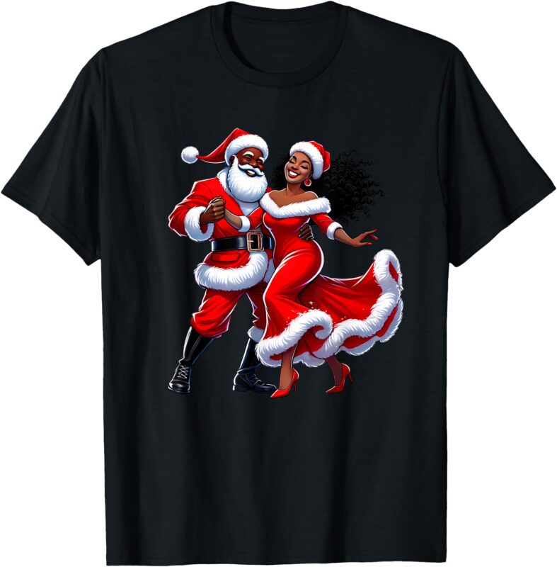 Dancing Santa and Mrs Claus T-Shirt