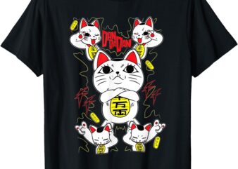 Dandadan Cat Turbo-Granny Cute Anime Manga Cat T-Shirt