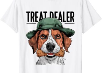 Dog Treat Dealer From Mom To Son Daughter Dog Owner T-Shirt