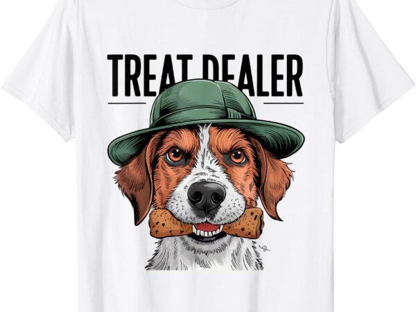 Dog treat dealer from mom to son daughter dog owner t-shirt