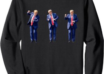 Donald Trump is Your President QR Trump Dance (2-Side) Sweatshirt