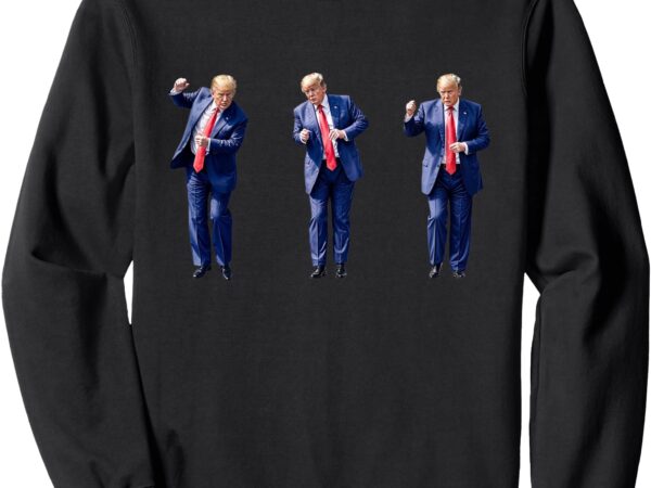 Donald trump is your president qr trump dance (2-side) sweatshirt