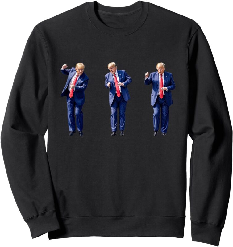 Donald Trump is Your President QR Trump Dance (2-Side) Sweatshirt