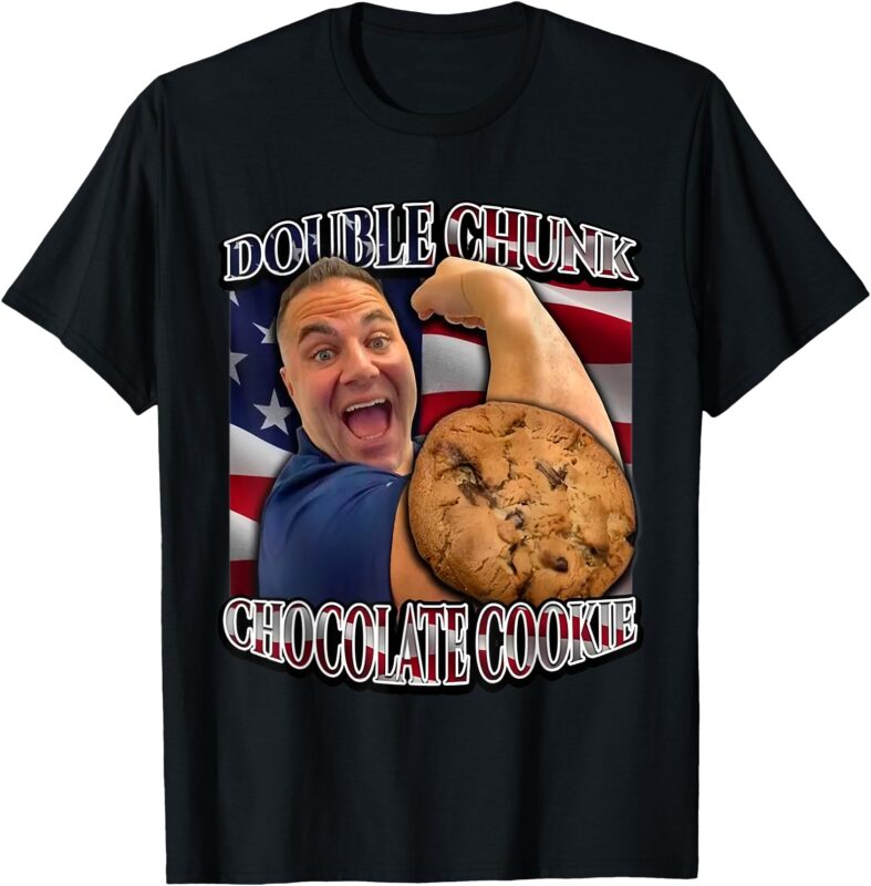 Double Chunk Chocolate Cookie Rizzler Joke Gifts T-Shirt