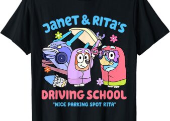 Driving School Nice Parking Spot Rita T-Shirt