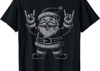 El Rocker Santa Clause T-Shirt