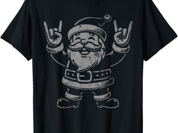 El rocker santa clause t-shirt