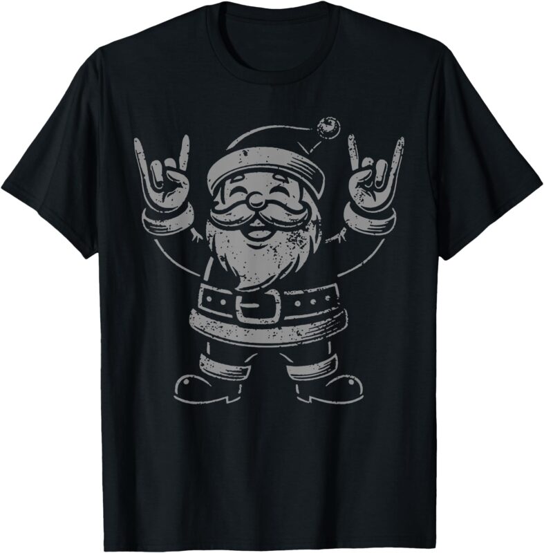 El Rocker Santa Clause T-Shirt