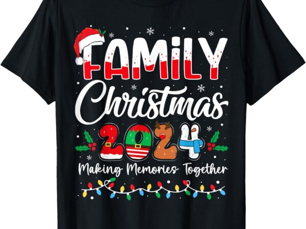 Family christmas 2024 matching squad santa elf funny xmas t-shirt