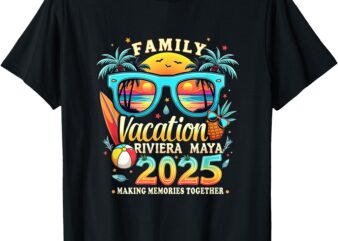 Family Cruise Squad Family Vacation Riviera Maya 2025 T-Shirt