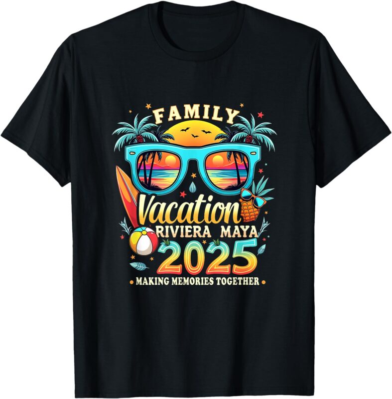 Family Cruise Squad Family Vacation Riviera Maya 2025 T-Shirt