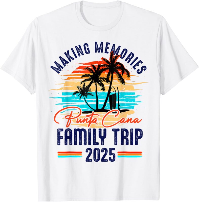 Family Punta Cana Vacation 2025 Summer Vacation Matching T-Shirt