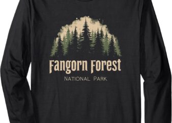 Fangorn Forest National Park Bookworms Saying Long Sleeve T-Shirt