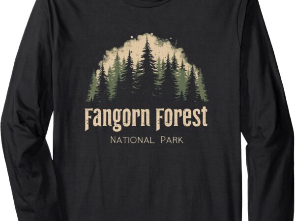 Fangorn forest national park bookworms saying long sleeve t-shirt