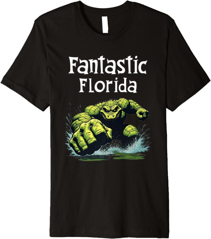 Fantastic Florida Alligator Adventure Apparel Premium T-Shirt