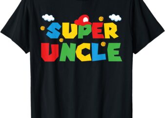 Fathers Day Gift Uncle Gift from Niece Nephew Sister Brother T-Shirt