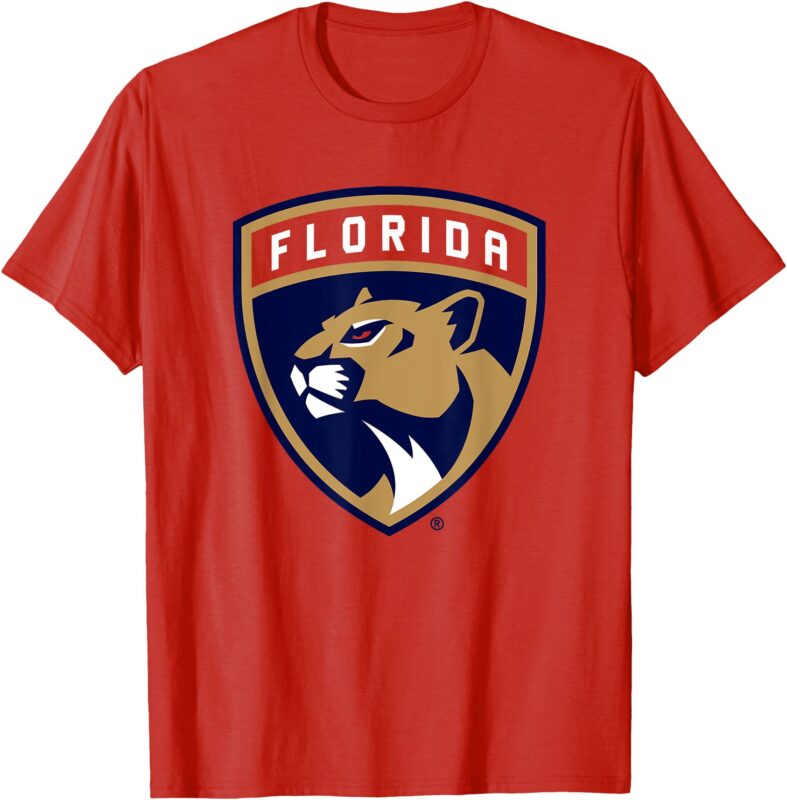 Florida Panthers Icon Red Officially Licensed T-Shirt