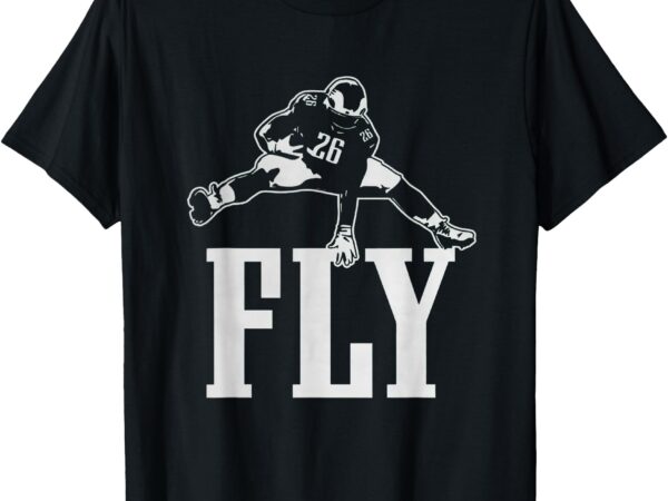 Fly saquon fly eagles barkley the reverse hurdle 2024 men t-shirt