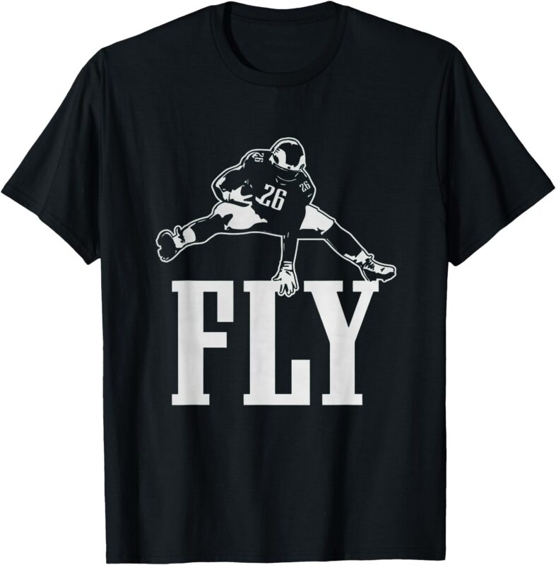 Fly Saquon Fly Eagles Barkley The Reverse Hurdle 2024 Men T-Shirt