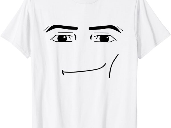 Foblox man face meme funny costume tees t-shirt