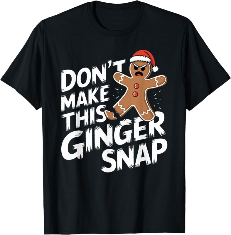 Fun Gingerbread Man Christmas _ Mens & Womens Graphic T-Shirt