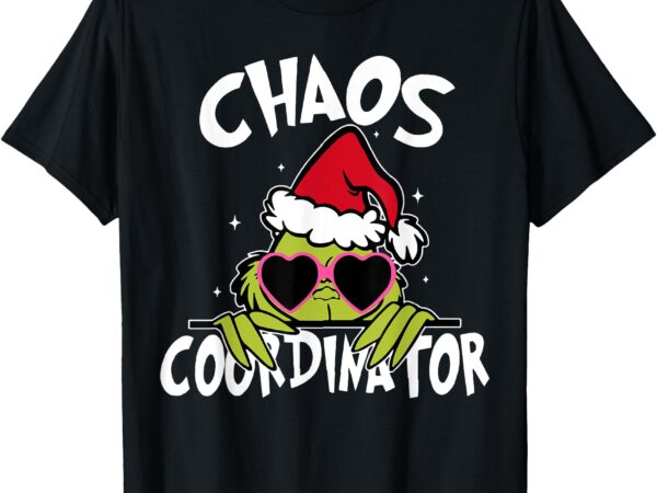 Christmas chaos coordinator teacher christmas funny daycare t-shirt