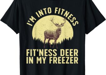 Funny Deer Hunting Art For Men Women Wildlife Hunter Hunting T-Shirt