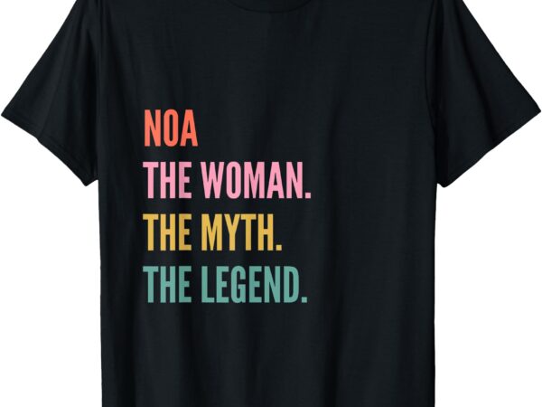 Funny first name design for women – noa t-shirt