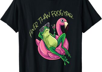 Funny Frog Finer Than Frog Hair Unisex T-Shirt