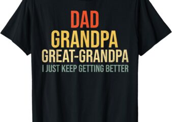 Funny Great Grandpa for Fathers Day T-Shirt