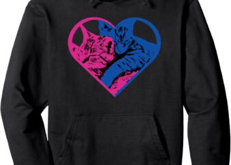 Funny Gril French Funny Cat Lovers Pullover Hoodie