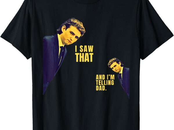 Funny i saw that jesus meme barron and i’m telling dad trump t-shirt