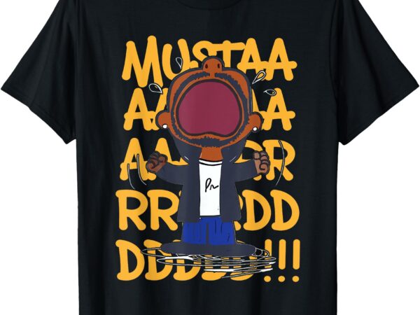 Funny mustard lamar tv off parody cool hip hop music graphic t-shirt