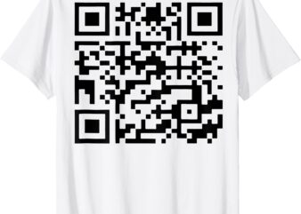 Funny QR President Trump 45_47 Trump Dancing Code (back) T-Shirt