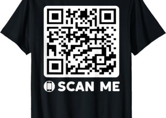 Funny QR President Trump Dancing Code 45_47 tee (on Back) T-Shirt