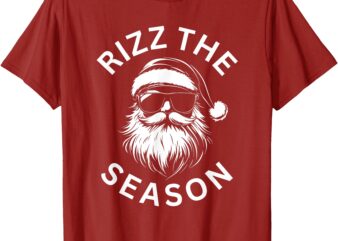 Funny Rizz The Season Santa Claus Christmas T-Shirt