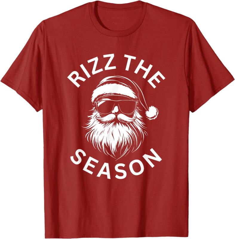 Funny Rizz The Season Santa Claus Christmas T-Shirt